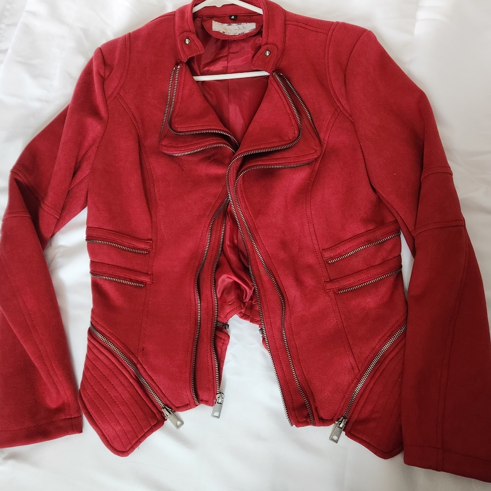 Women Red Jacket